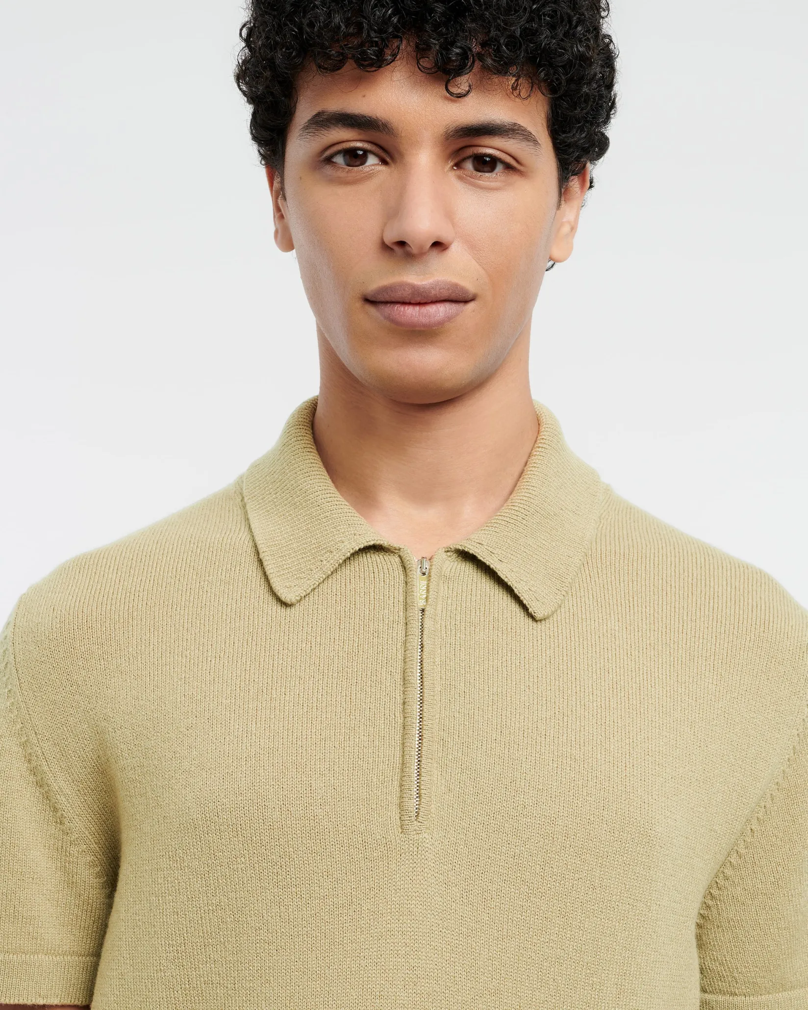 Barrie B Label cashmere zip-neck top