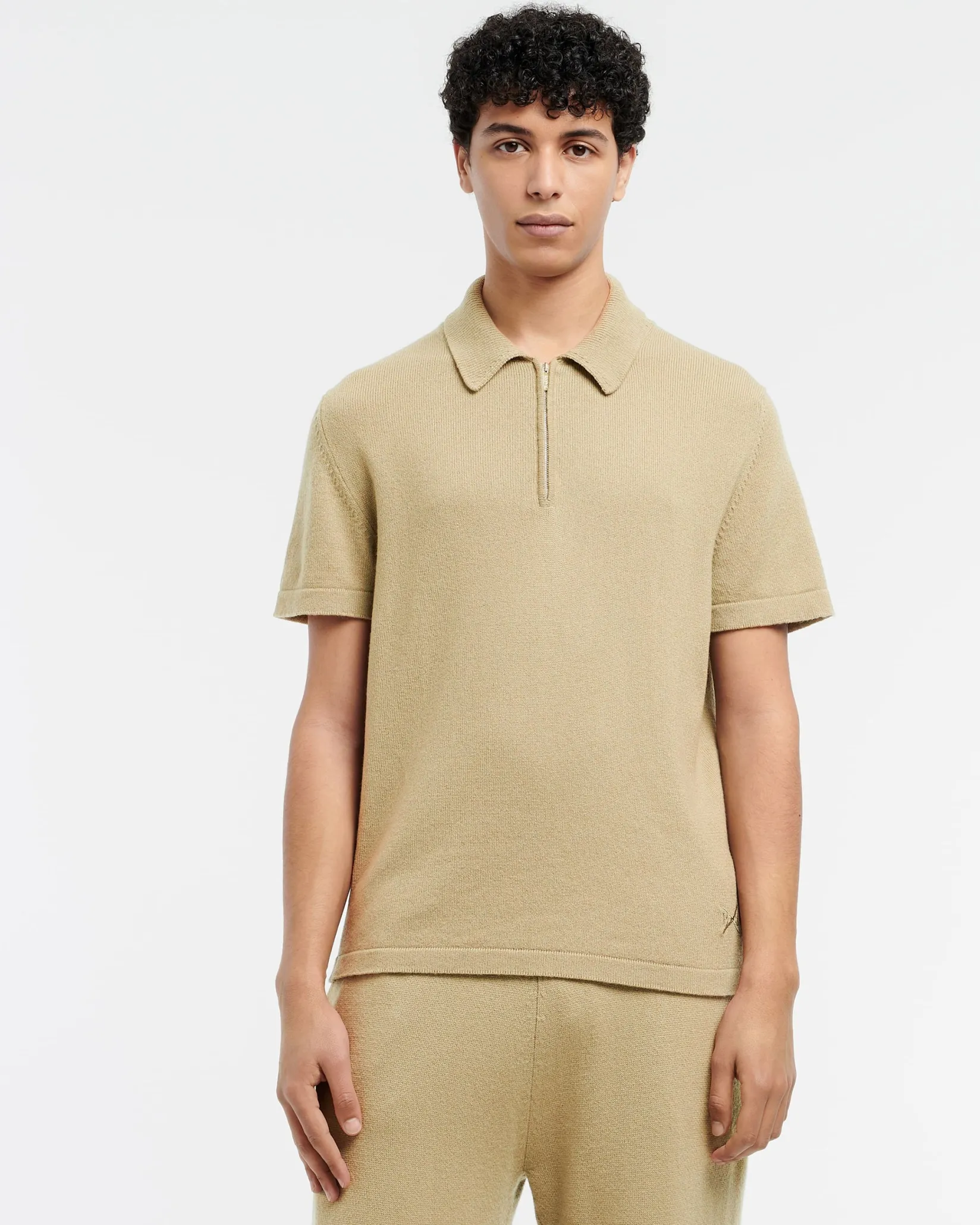 Barrie B Label cashmere zip-neck top