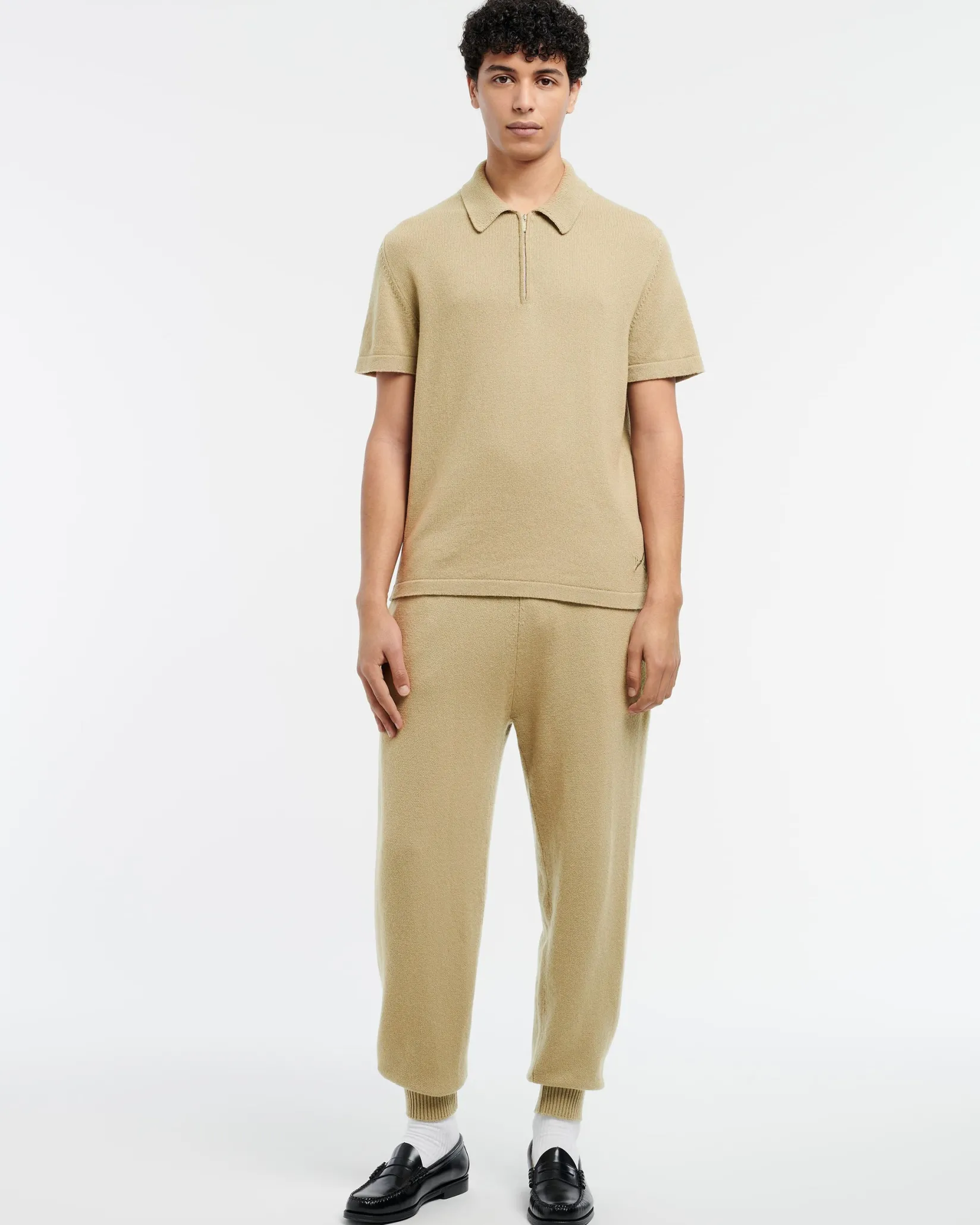 Barrie B Label cashmere zip-neck top