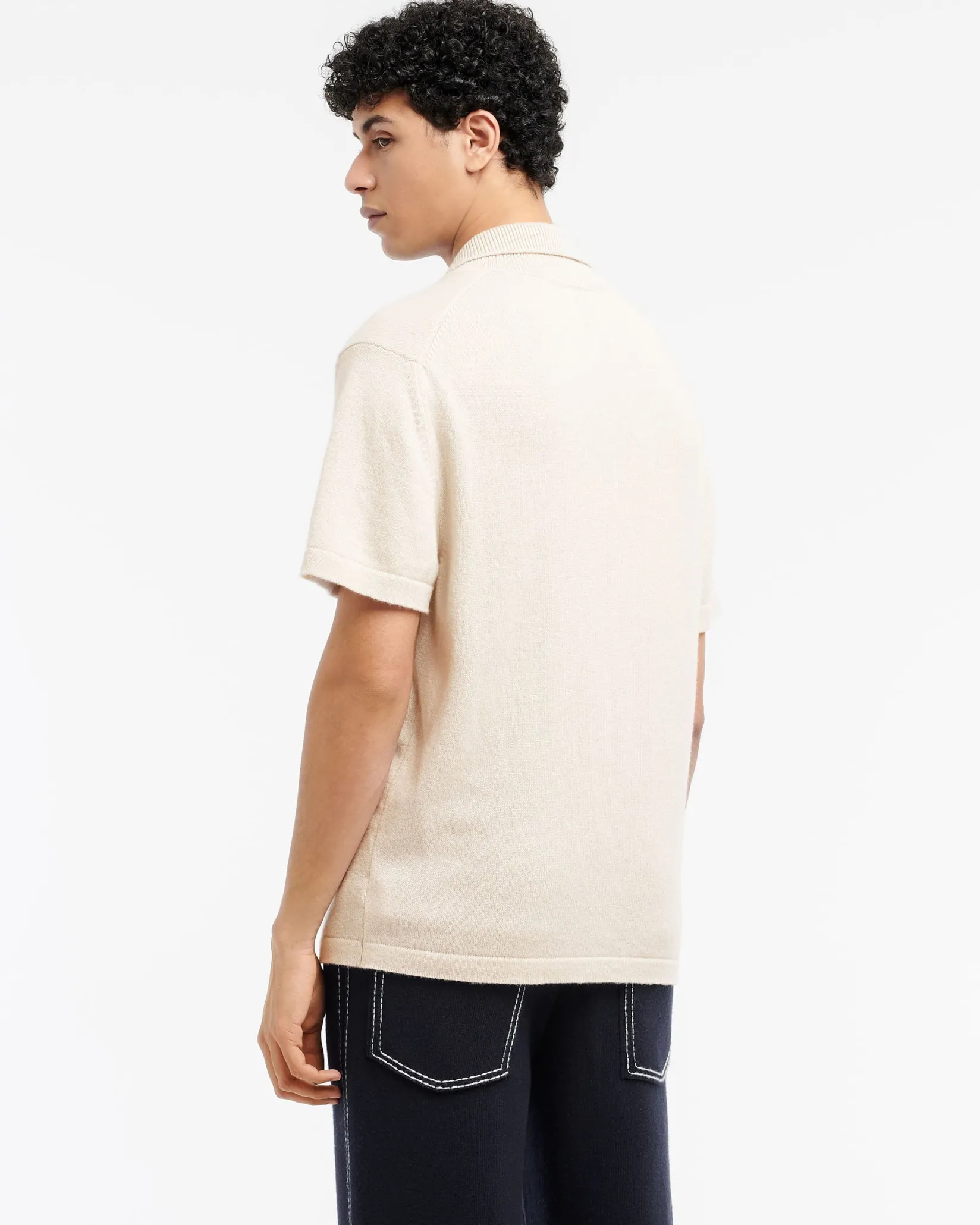 Barrie B Label cashmere zip-neck top
