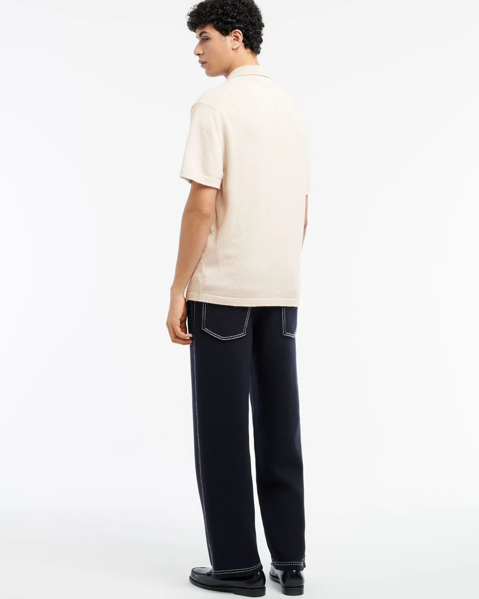 Barrie B Label cashmere zip-neck top