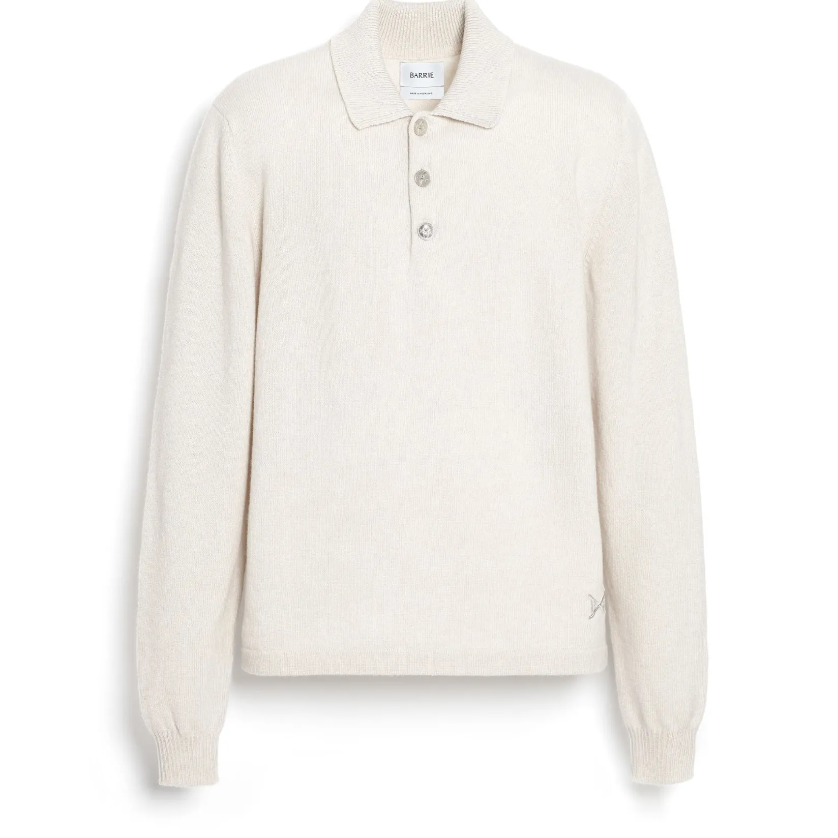 Barrie B Label polo-collar sweater in cashmere