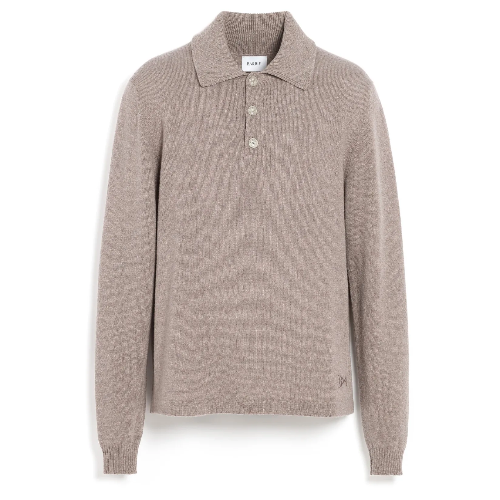 Barrie B Label polo-collar sweater in cashmere