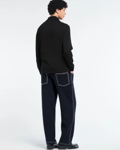 Barrie B Label polo-collar sweater in cashmere