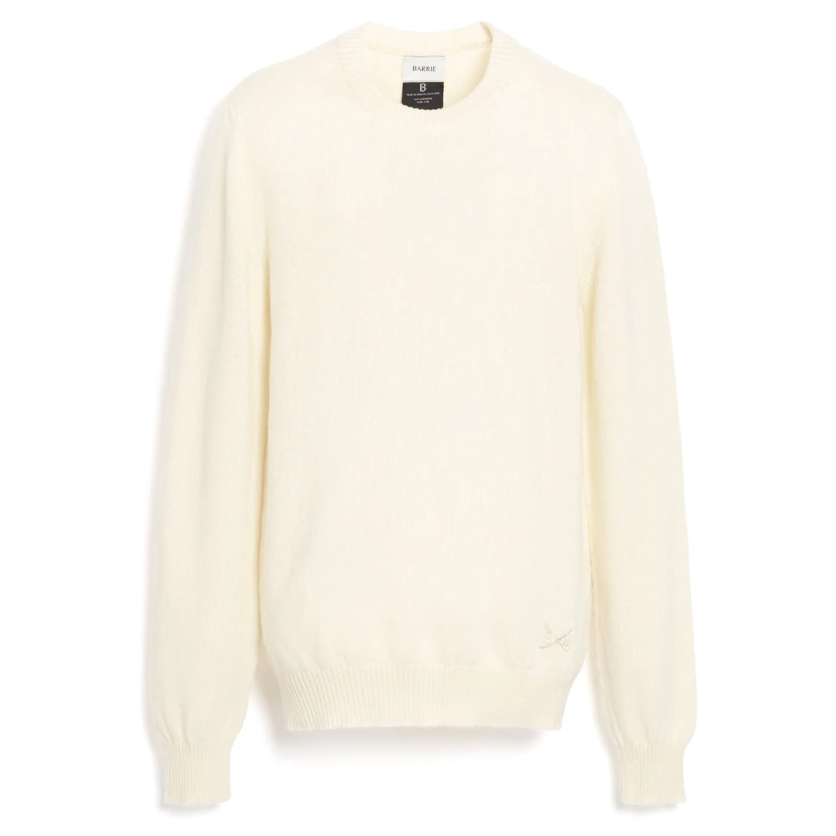 Barrie B Label round-neck cashmere jumper
