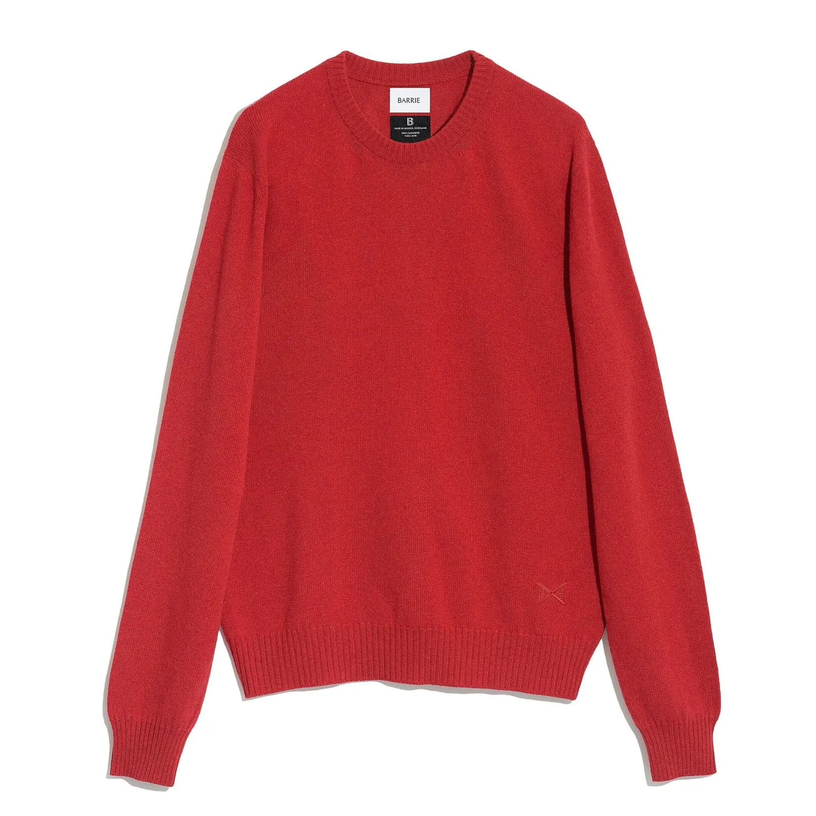 Barrie B Label round-neck cashmere jumper