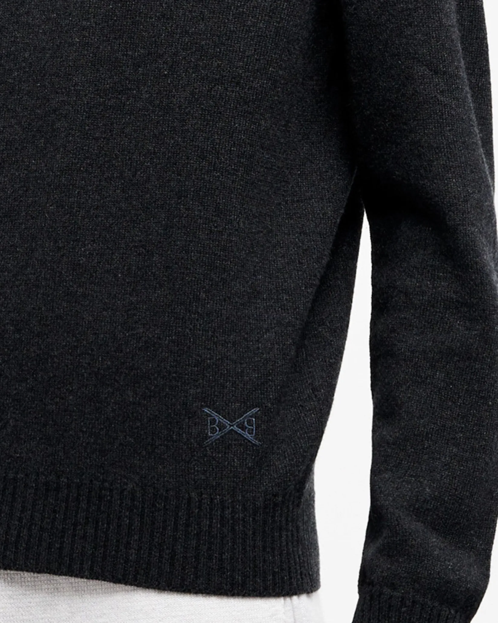 Barrie B Label round-neck cashmere jumper