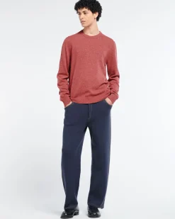 Barrie B Label round-neck cashmere jumper