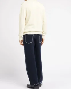 Barrie B Label round-neck cashmere jumper