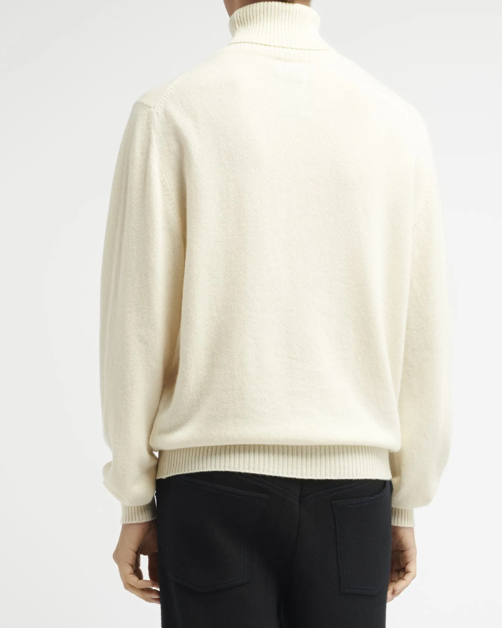 Barrie B Label turtleneck cashmere jumper