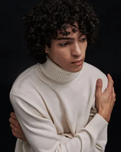 Barrie B Label turtleneck cashmere jumper