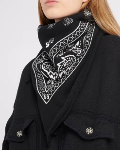 Women Barrie Bandana in cashmere and cotton
