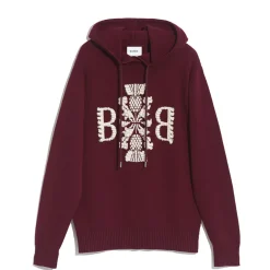 Barrie 3D logo cashmere hoodie