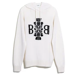 Barrie 3D logo cashmere hoodie