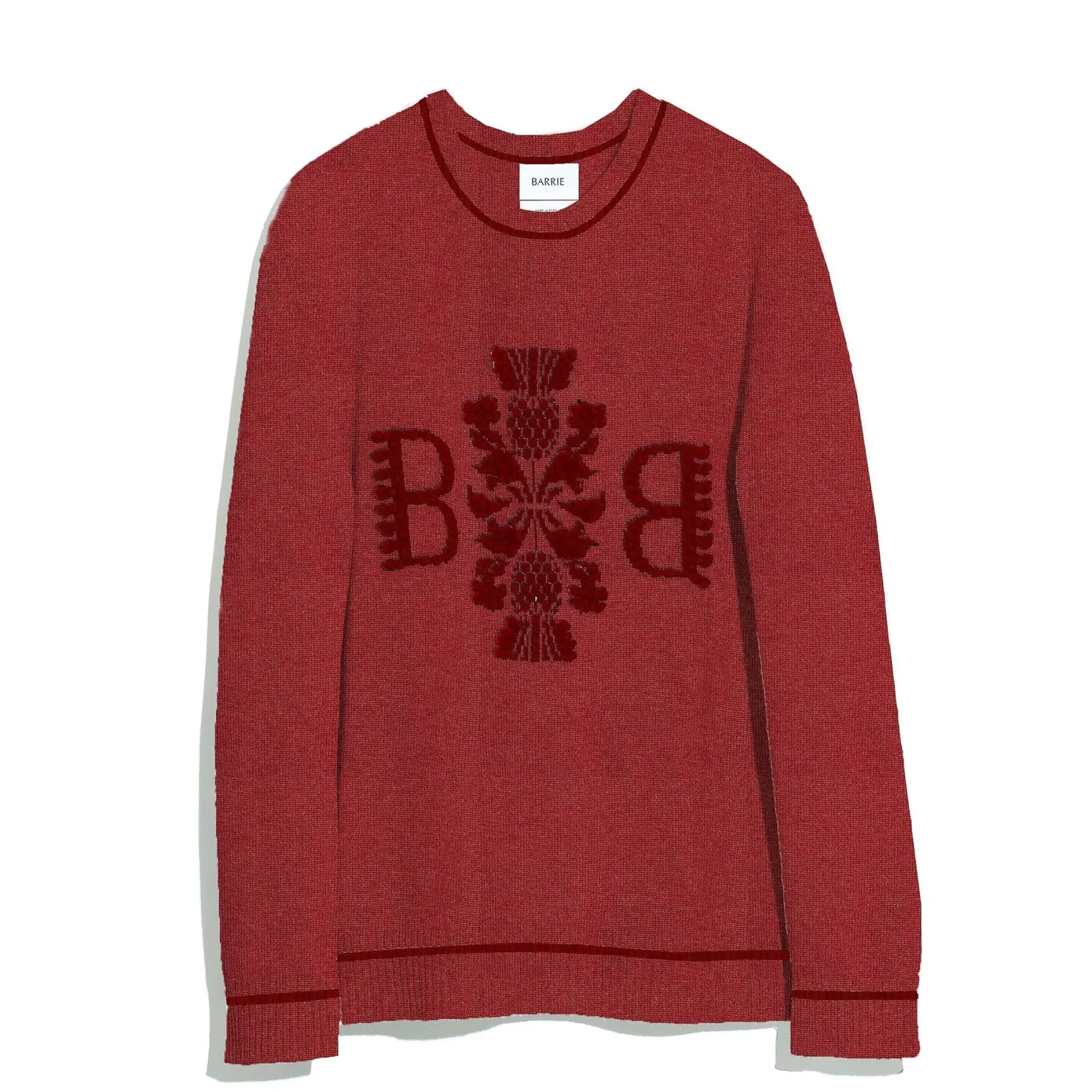 Barrie 3D logo cashmere jumper