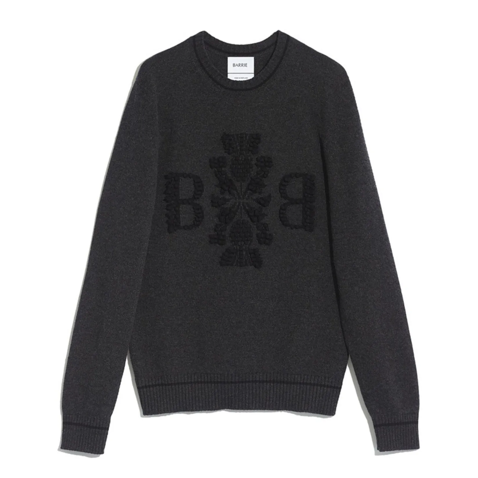 Barrie 3D logo cashmere jumper