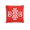 Women Barrie logo cashmere cushion