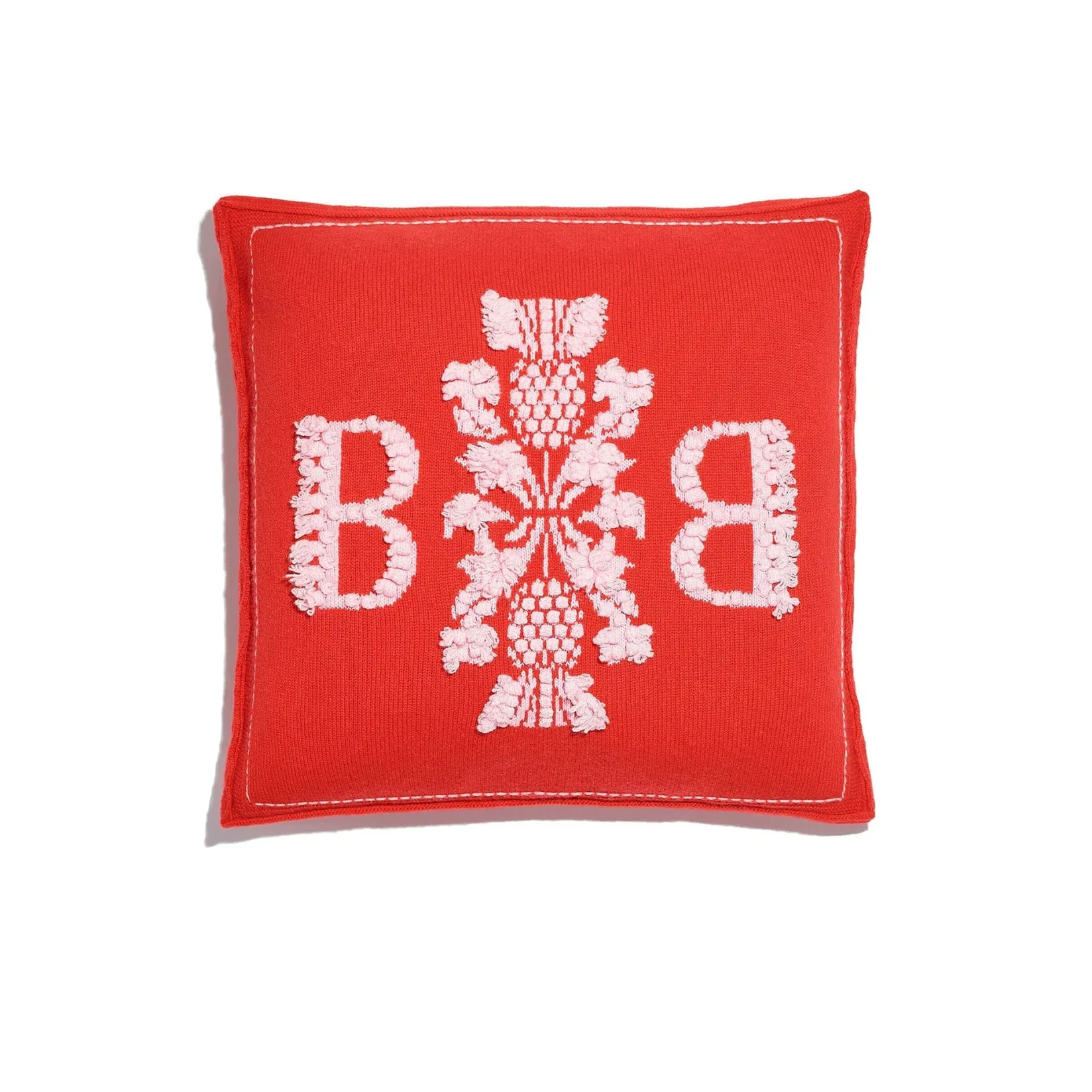 Women Barrie logo cashmere cushion