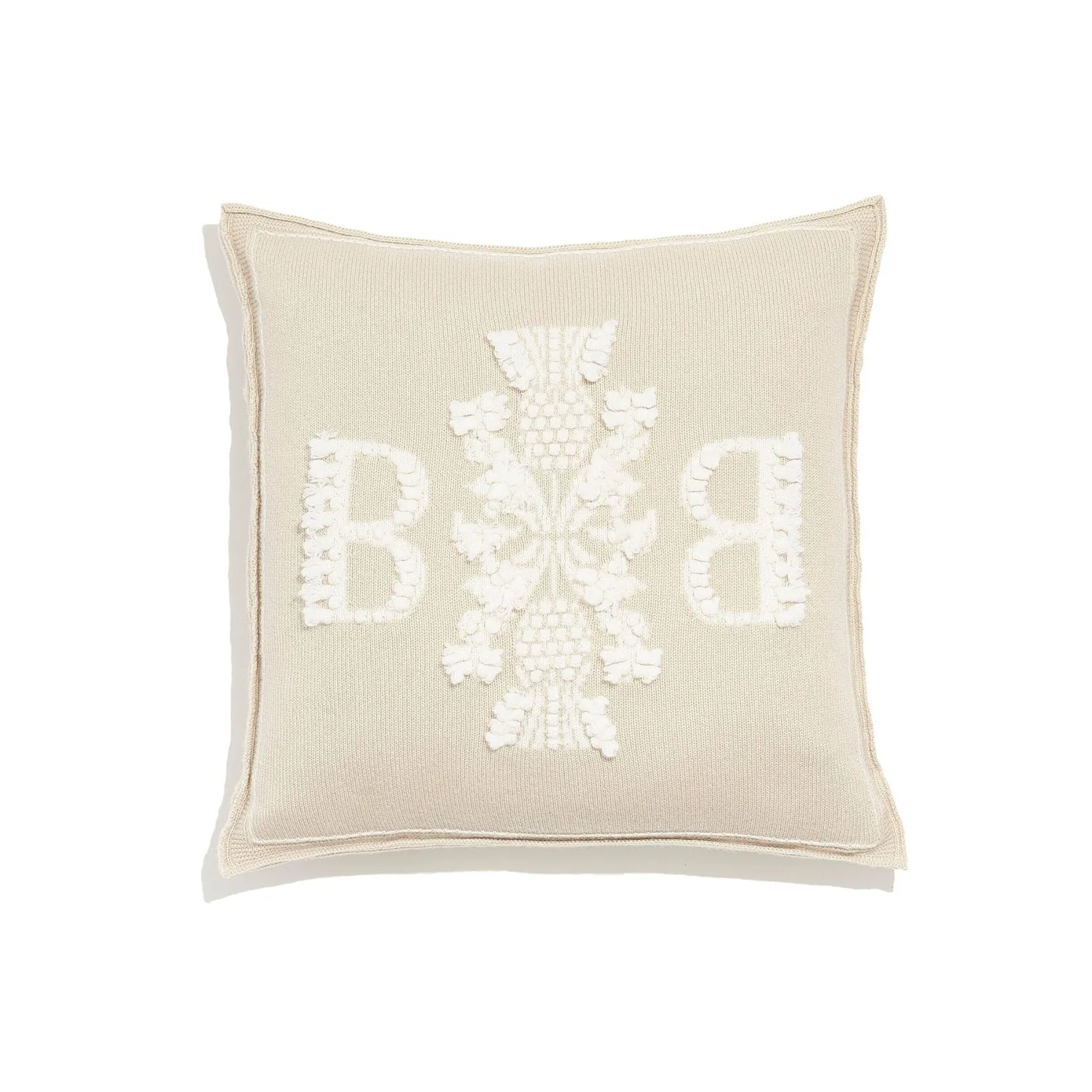 Women Barrie logo cashmere cushion