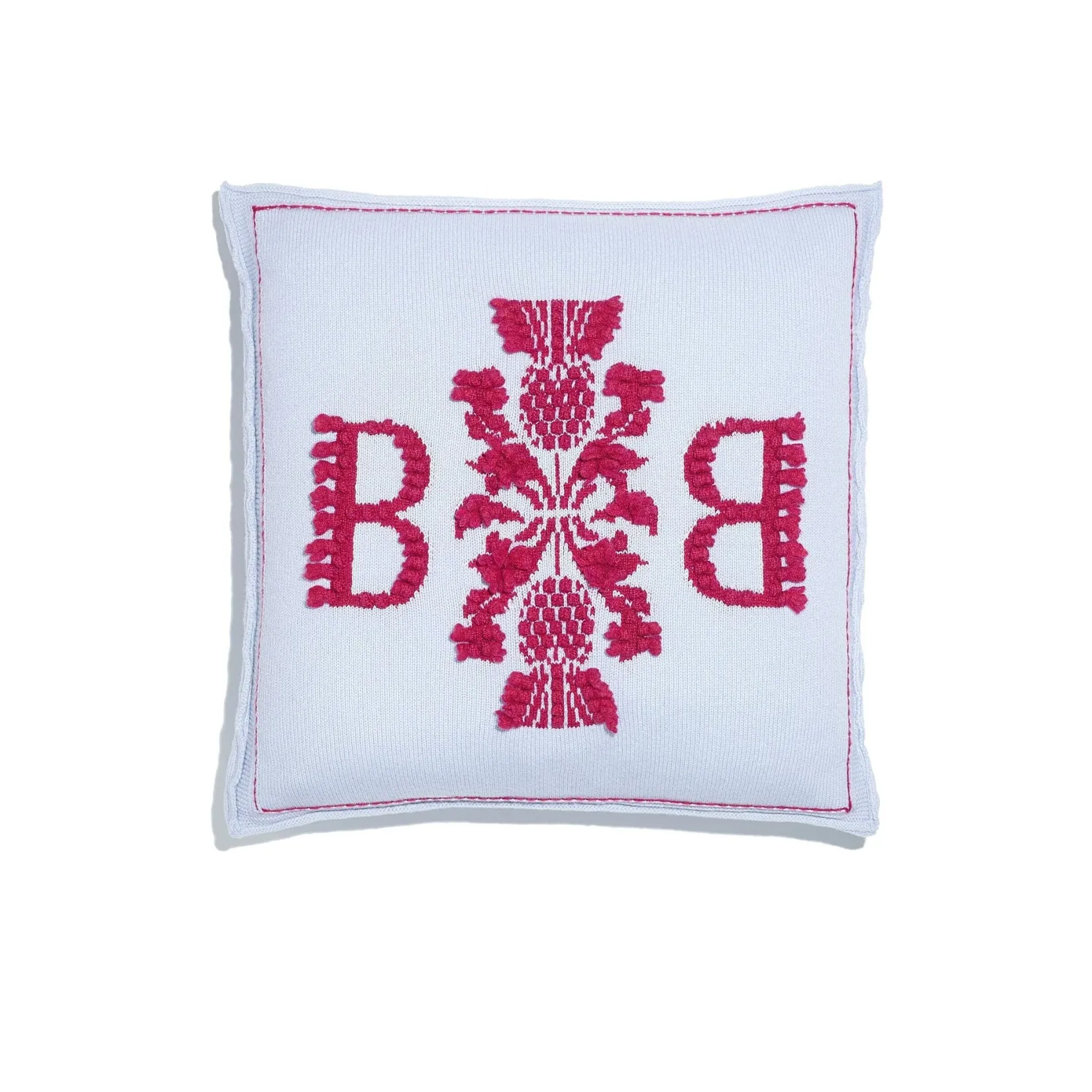 Women Barrie logo cashmere cushion