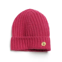 Women Barrie Beanie hat in cashmere to be personalised with a zodiac medal