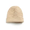 Women Barrie Beanie hat in cashmere with a monogram motif