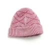 Women Barrie Beanie hat in cashmere with a monogram motif