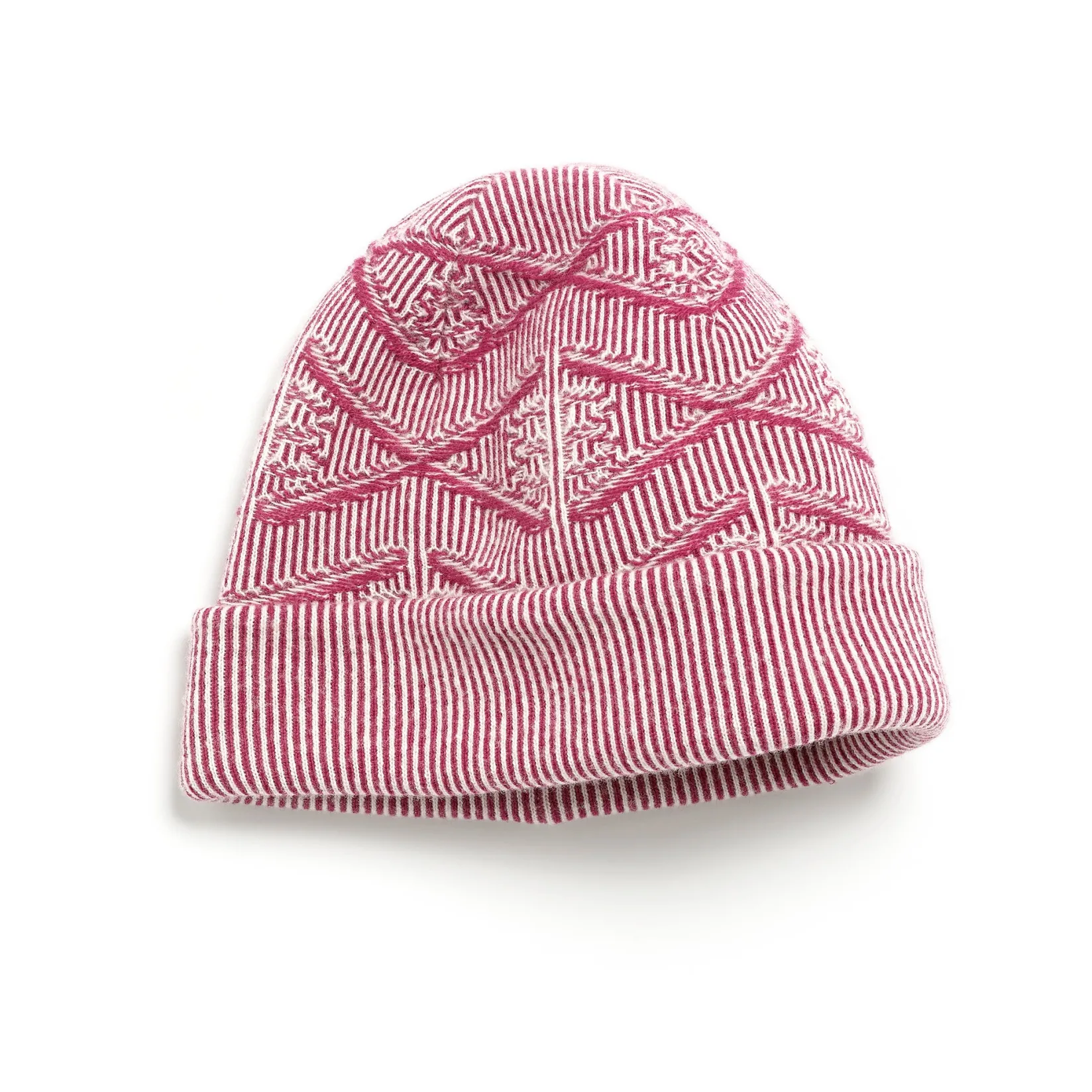 Women Barrie Beanie hat in cashmere with a monogram motif