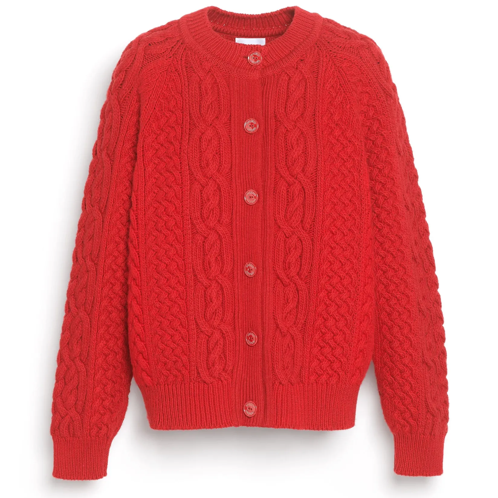 Women Barrie Cable-knit cashmere cardigan