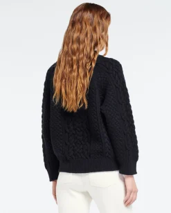 Women Barrie Cable-knit cashmere jumper