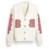 Women Barrie Cardigan in cotton with a cashmere B logo