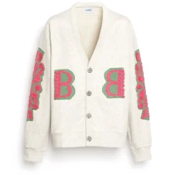 Women Barrie Cardigan in cotton with a cashmere B logo