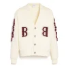 Women Barrie Cardigan in cotton with a cashmere B logo