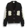 Women Barrie Cardigan in cotton with a cashmere B logo