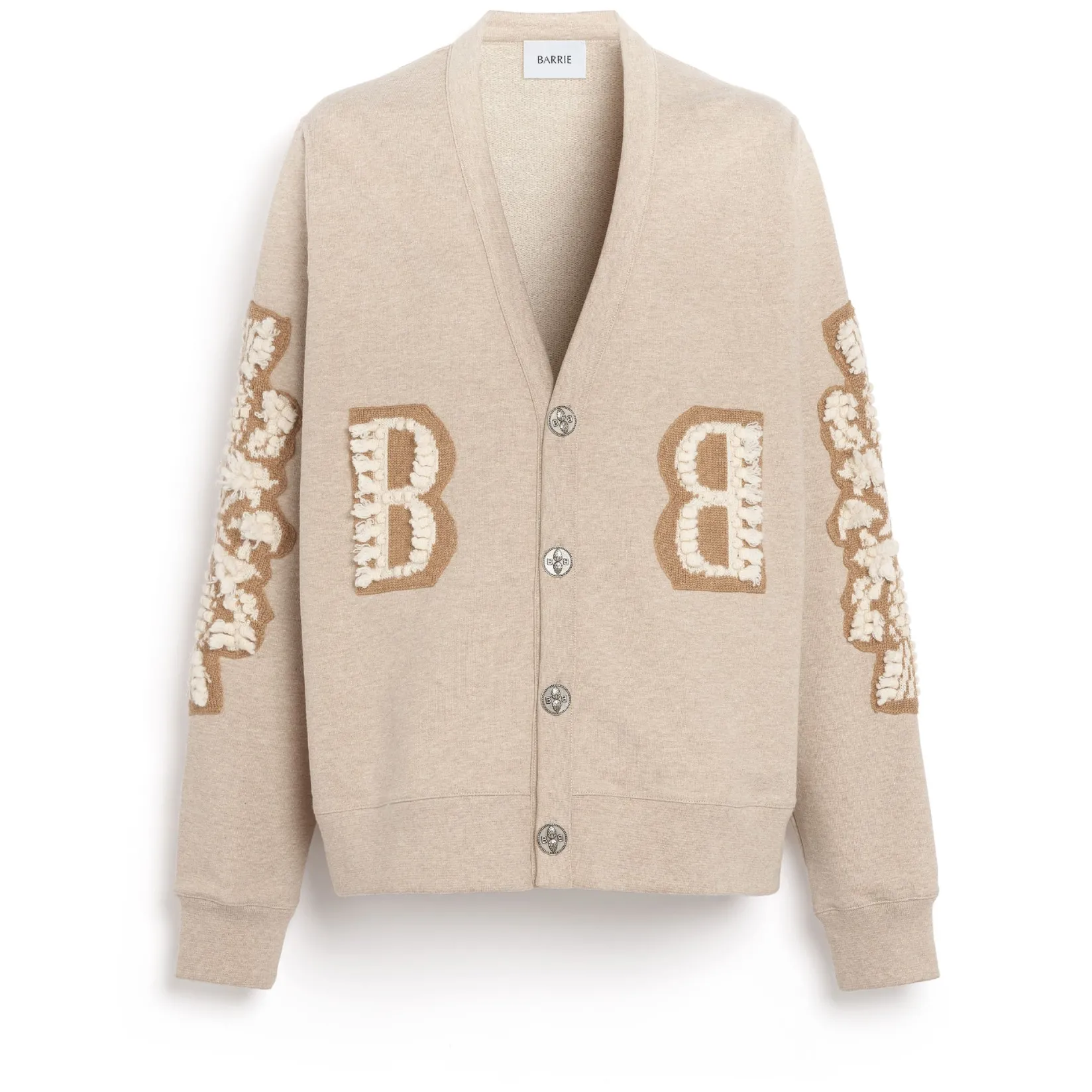 Women Barrie Cardigan in cotton with a cashmere B logo
