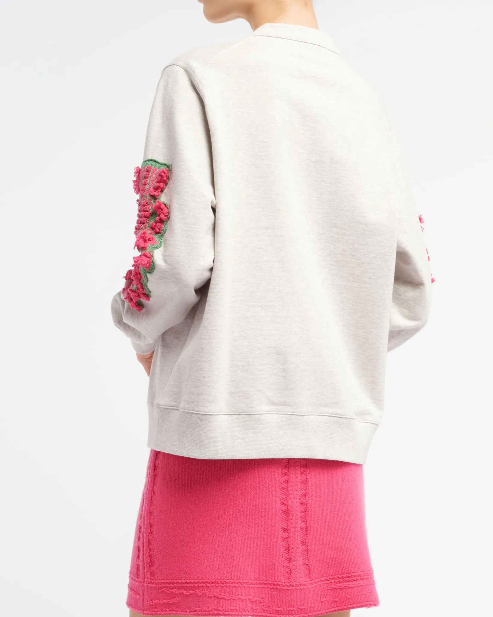 Women Barrie Cardigan in cotton with a cashmere B logo