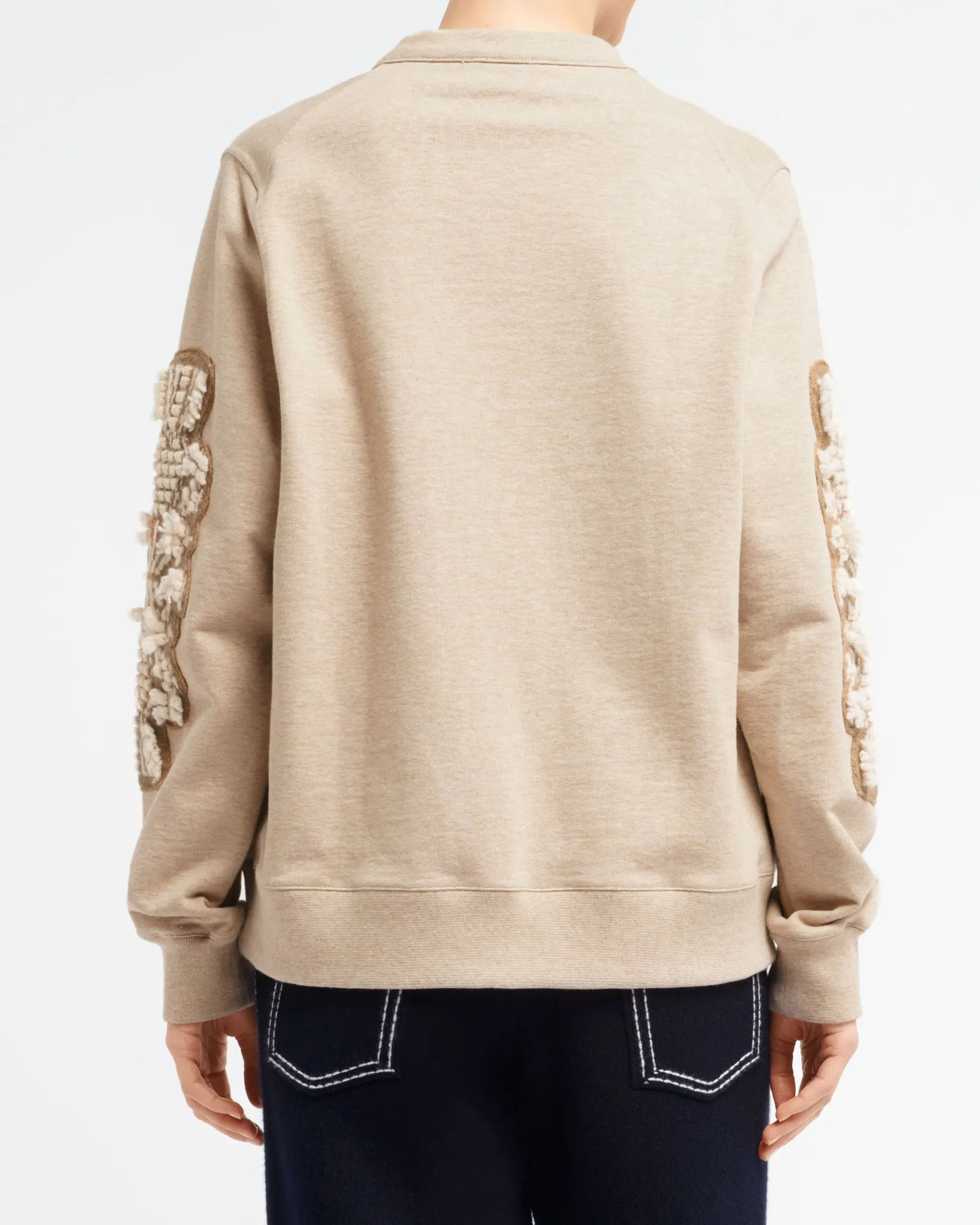 Women Barrie Cardigan in cotton with a cashmere B logo