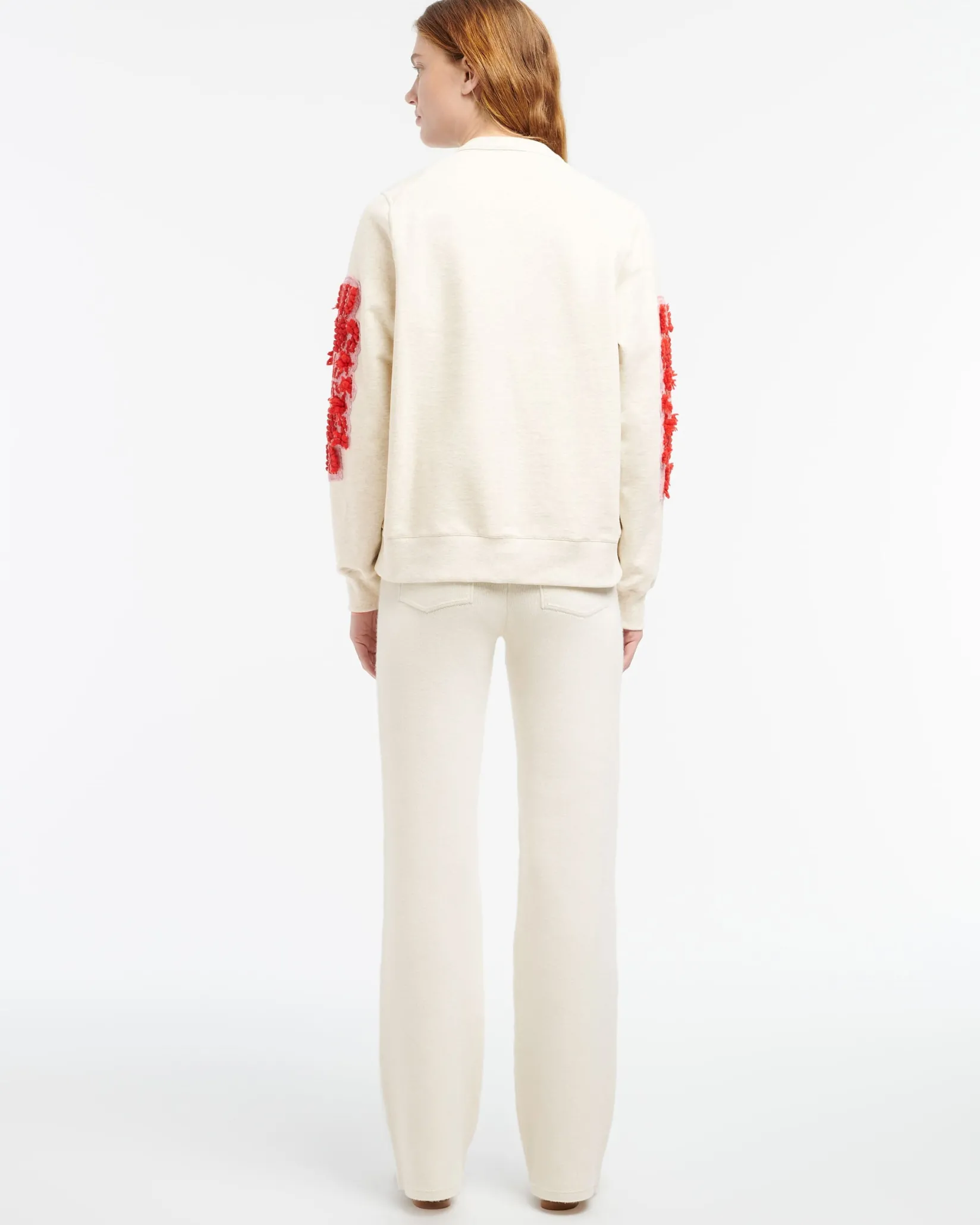 Women Barrie Cardigan in cotton with a cashmere B logo
