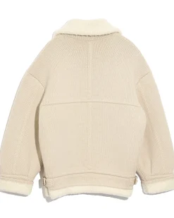 Women Barrie Cashmere and alpaca bomber jacket