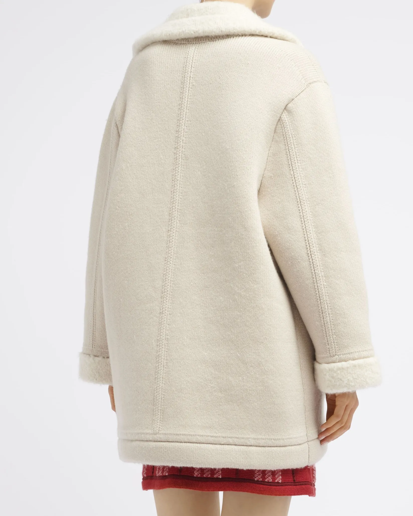 Women Barrie Cashmere and Apalca pea Coat