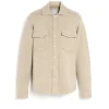 Barrie Cashmere and cotton Denim overshirt