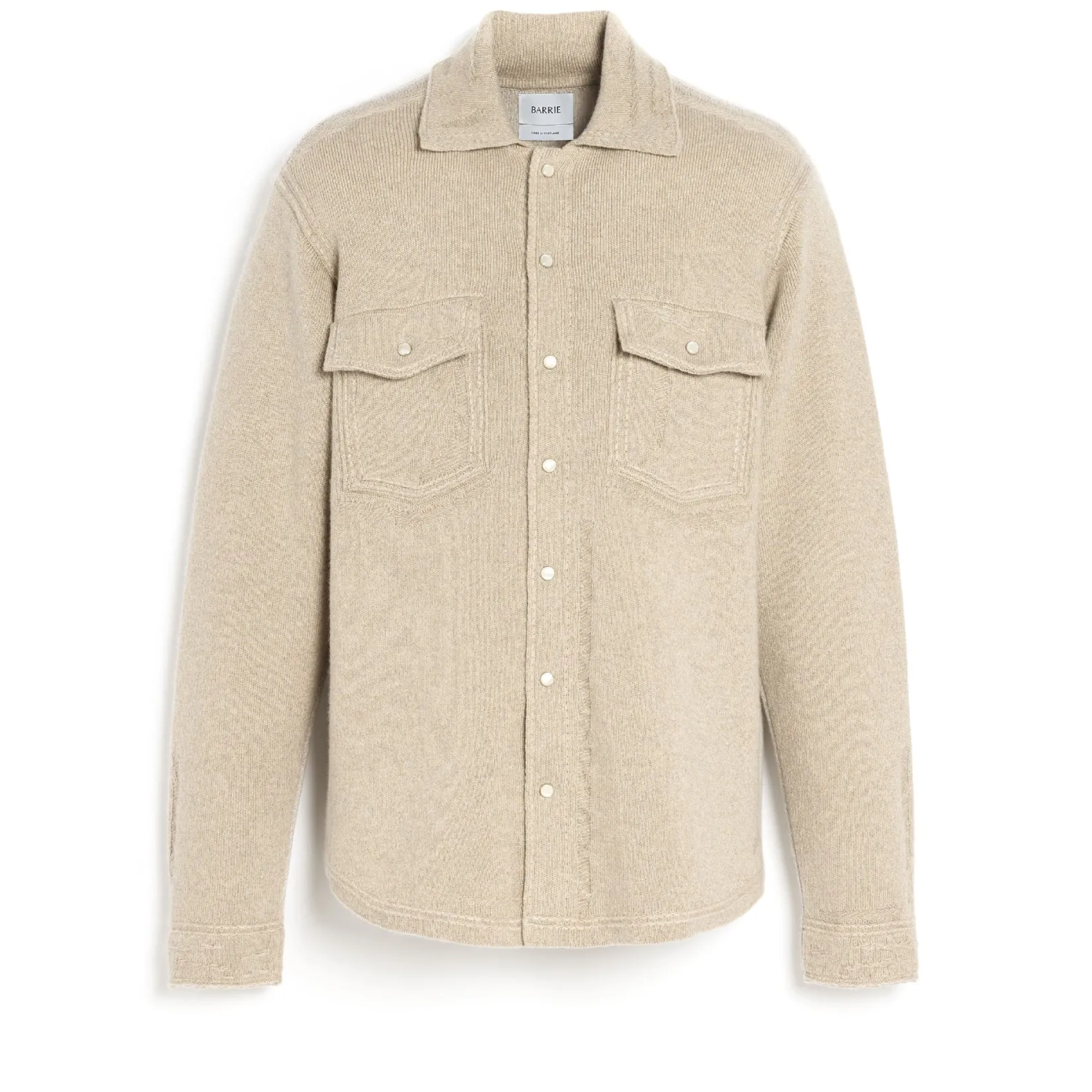 Barrie Cashmere and cotton Denim overshirt
