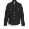 Barrie Cashmere and cotton Denim overshirt