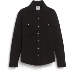 Barrie Cashmere and cotton Denim overshirt