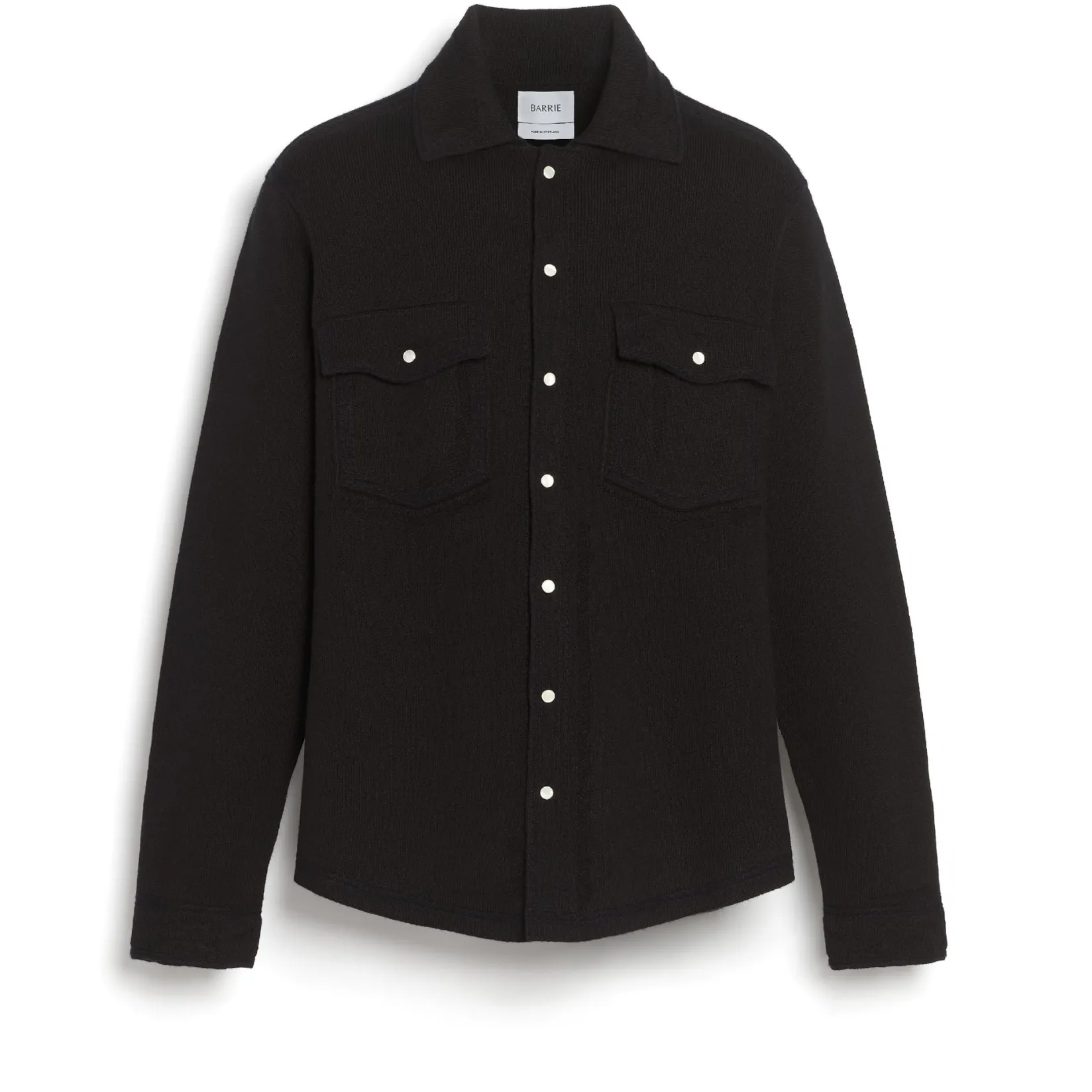 Barrie Cashmere and cotton Denim overshirt