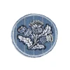 Barrie Cashmere and cotton embroidered patch