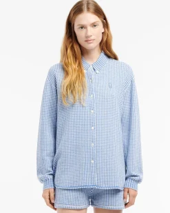 Women Barrie Cashmere and cotton gingham shorts