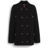 Women Barrie Cashmere and cotton military-style jacket