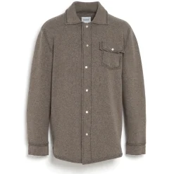 Barrie Cashmere and cotton overshirt