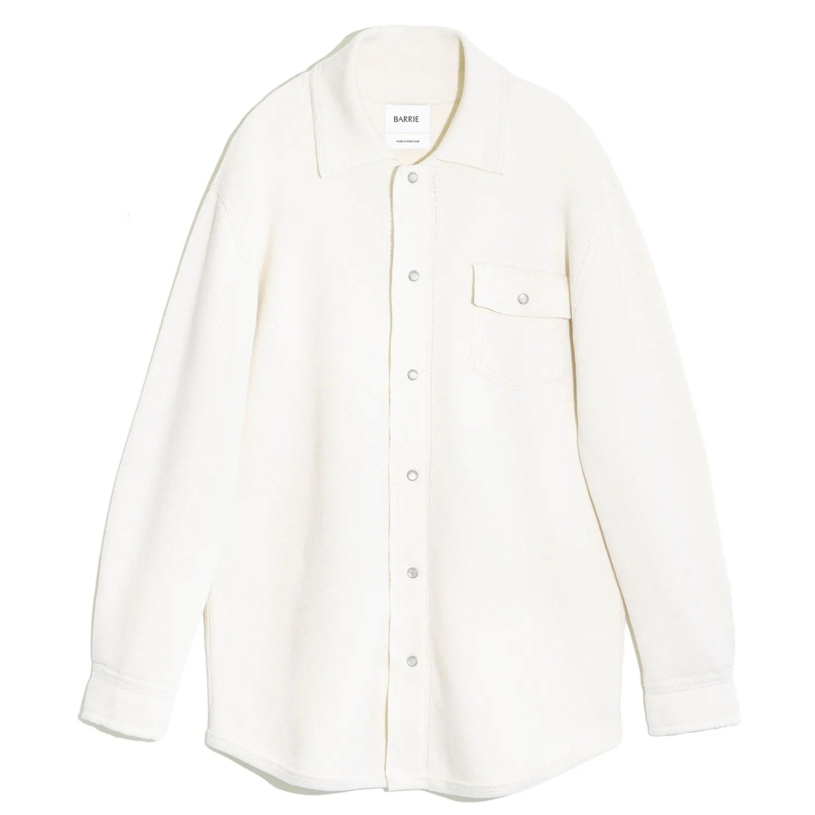 Barrie Cashmere and cotton overshirt